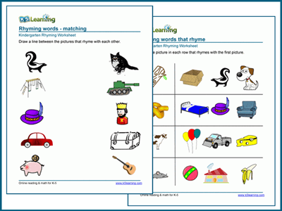 Rhyming for early reading