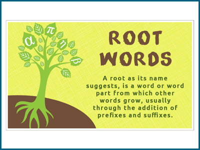 Root words and affixes