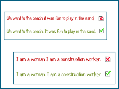 Run-on sentences