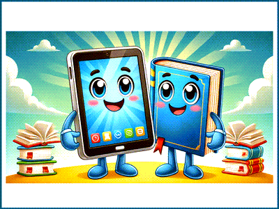 Screen time vs. reading time