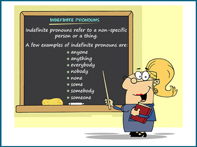 Singular indefinite pronouns