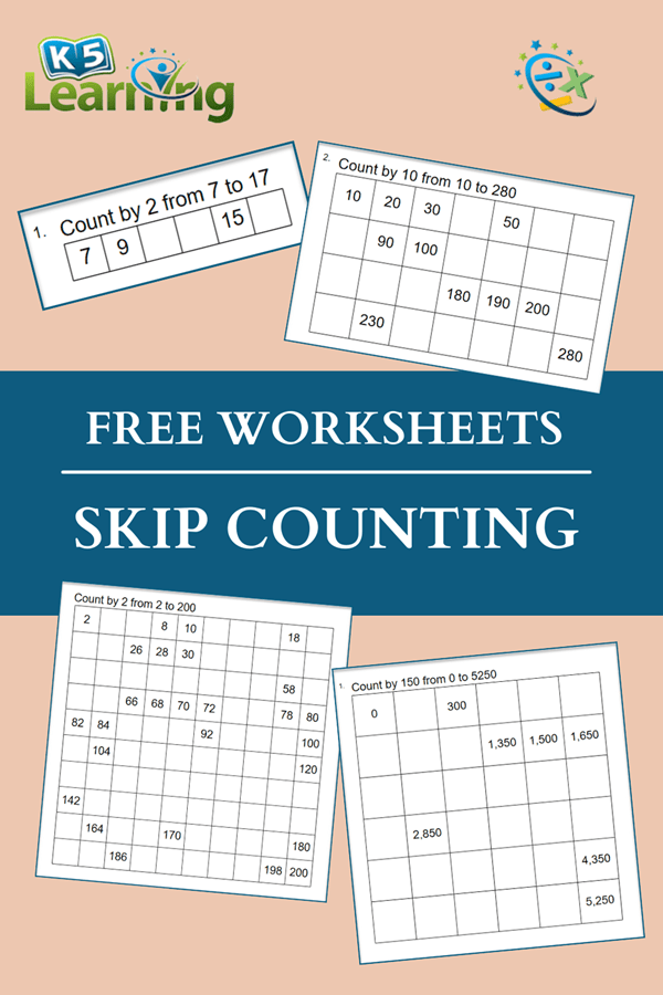 Printable Skip Counting Worksheets