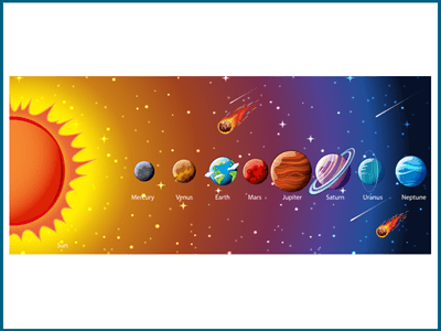 Solar system memory game