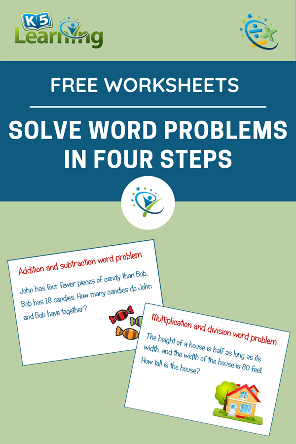steps in solving word problems in math