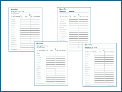 Grade 4 spelling practice