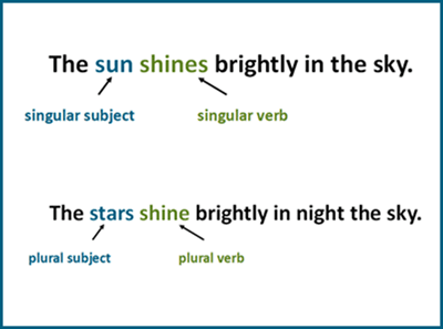 Subject verb agreement