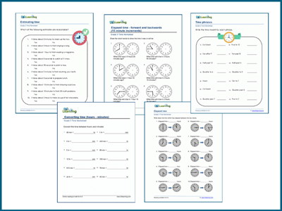 Telling time worksheets