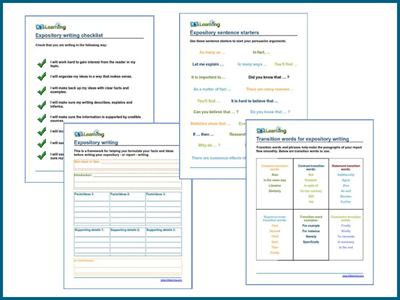 Tools for expository writing