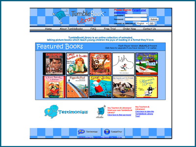 Website review - Tumblebooks