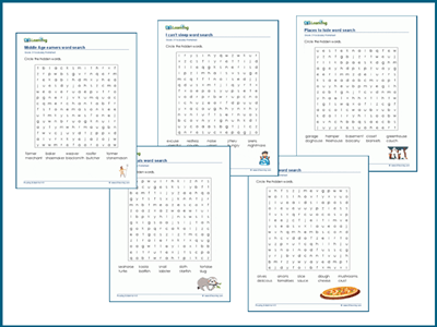 Grade 3 word search puzzles