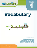 Vocabulary Workbook for Grade 1