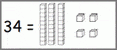 Grade 1 base 10 blocks worksheet - creating sets example