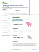 Free math and reading worksheets