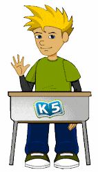 K5 Learning animated tutor