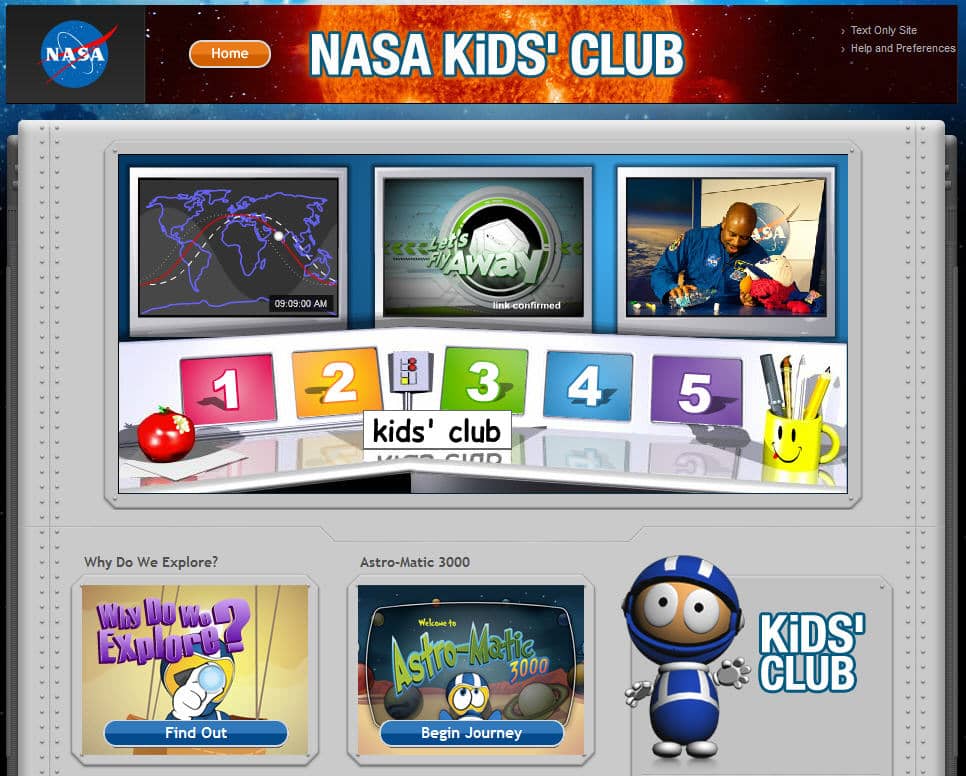 NASA kids Club