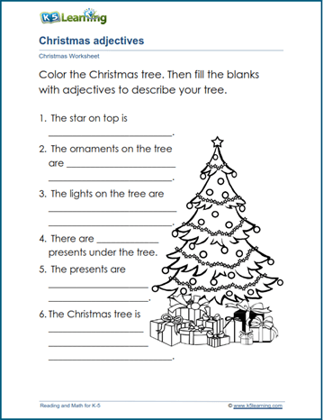 Christmas worksheets bundle | K5 Learning
