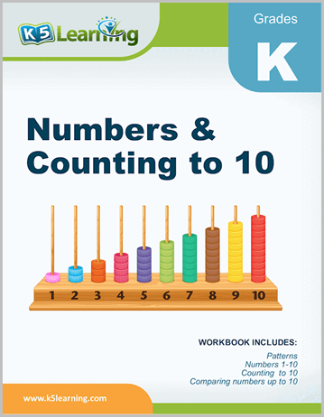 kindergarten numbers to 10 math workbook