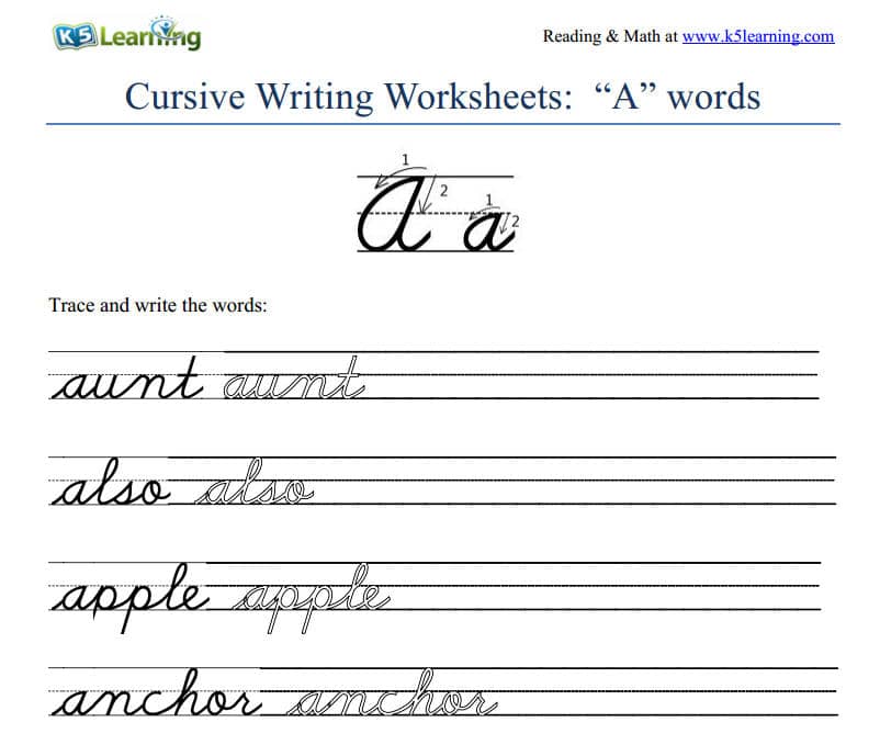 Why do Schools still Teach Cursive Writing?