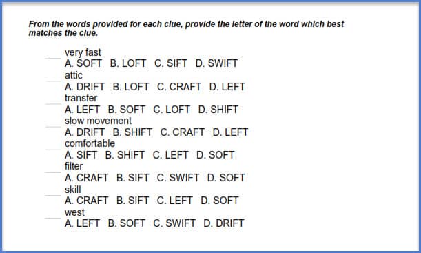 spelling exercise