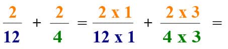 multiply the fractions