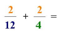 fractions with unlike denominators
