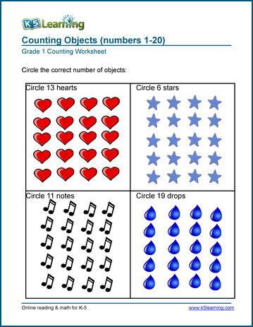 Number Chart 1 - 100 Printable Worksheet for Kids