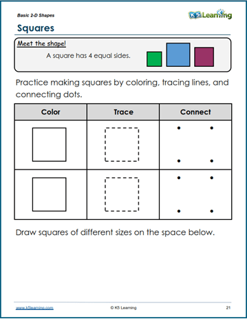 Kindergarten basic shapes