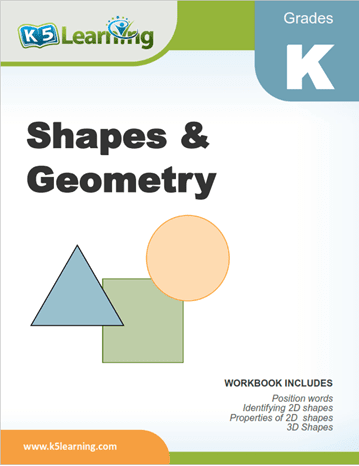 kindergarten shapes and geometry workbook
