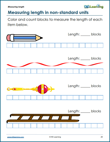 measuring length kindergarten