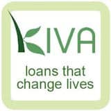 Kiva - Loans that change lives Logo of Kiva.org, global microfinance institution