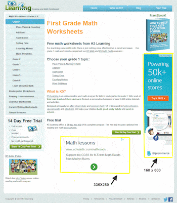 K5 Learning Screenshot