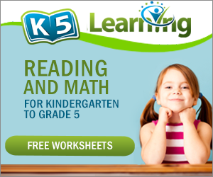 K5 Learning free worksheets