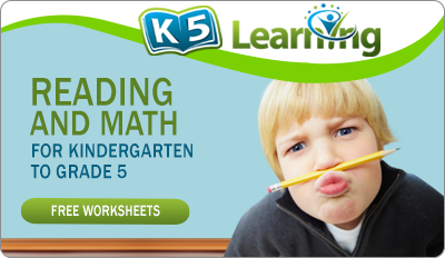 Free worksheets from K5 Learning