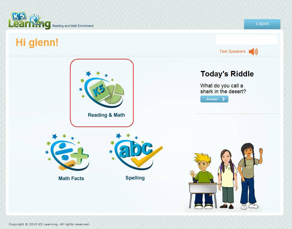 How to start the k5 learning reading and math assessments | k5 learning