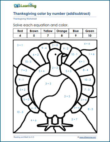 Thanksgiving worksheets bundle | K5 Learning