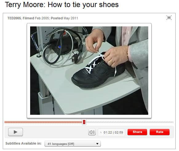 How to tie your shoes