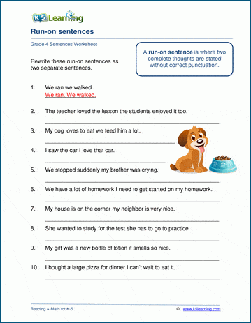 4th grade writing exercises