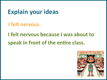 Add details to writing