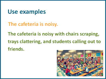 Add details to writing