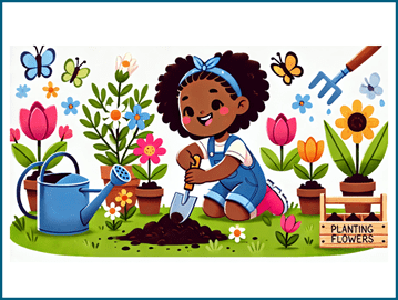 plant flowers in your garden