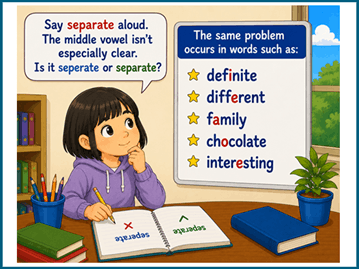 Grade 5 spelling mistakes