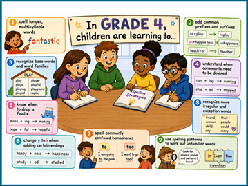 Grade 4 spelling mistakes