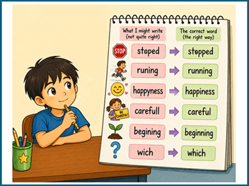Grade 3 spelling mistakes