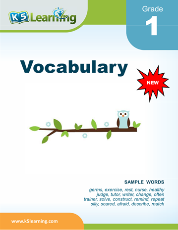 Grade 1 vocabulary workbook