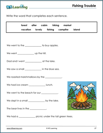 Grade 1 vocabulary workbook