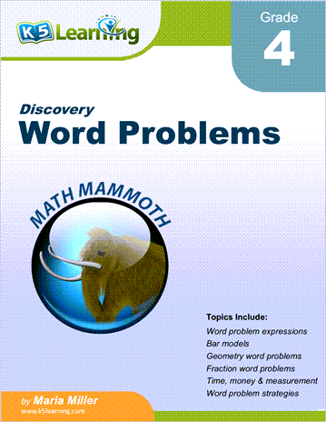 Grade 4 word problems workbook