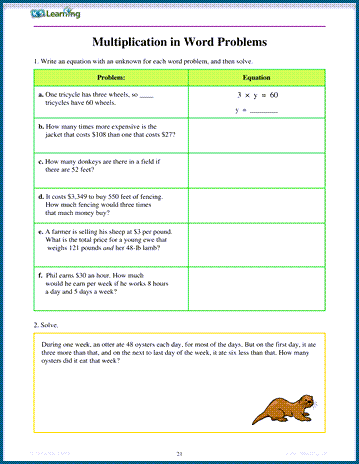 Grade 4 word problems