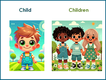 Irregular plural nouns