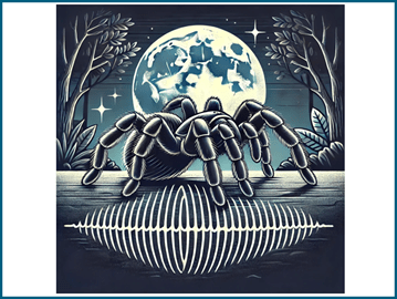 Nocturnal animals: tarantulas