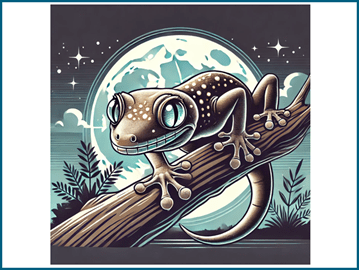 Nocturnal animals: geckos